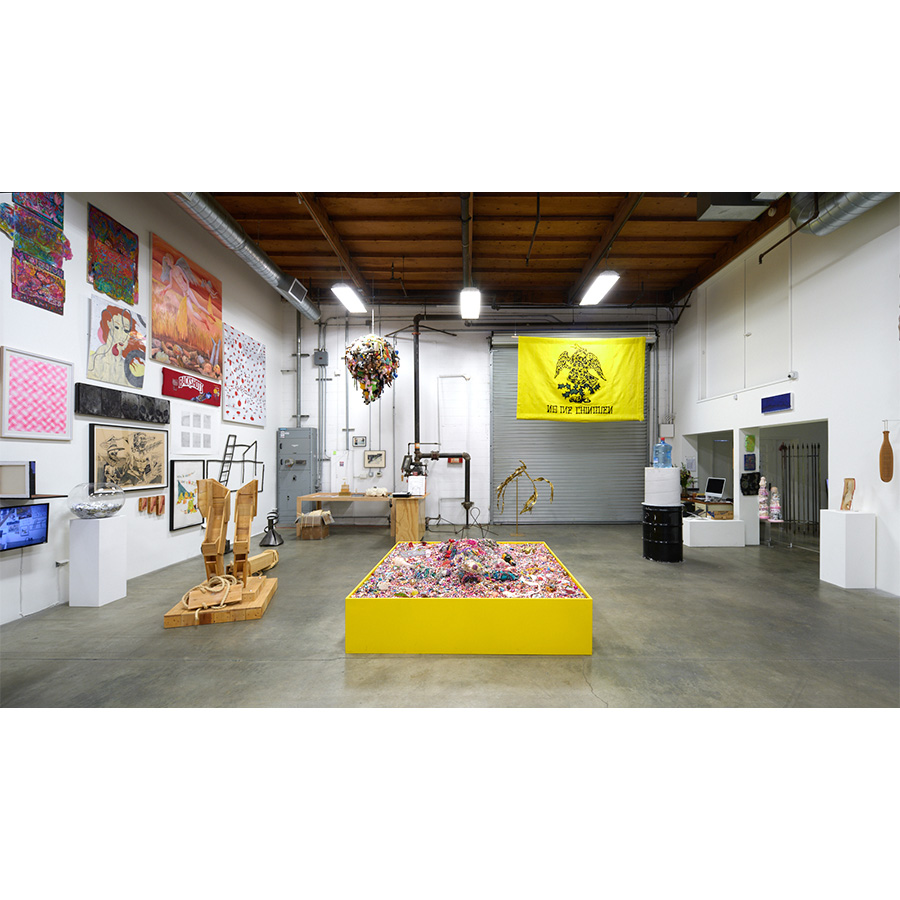 Installation view of