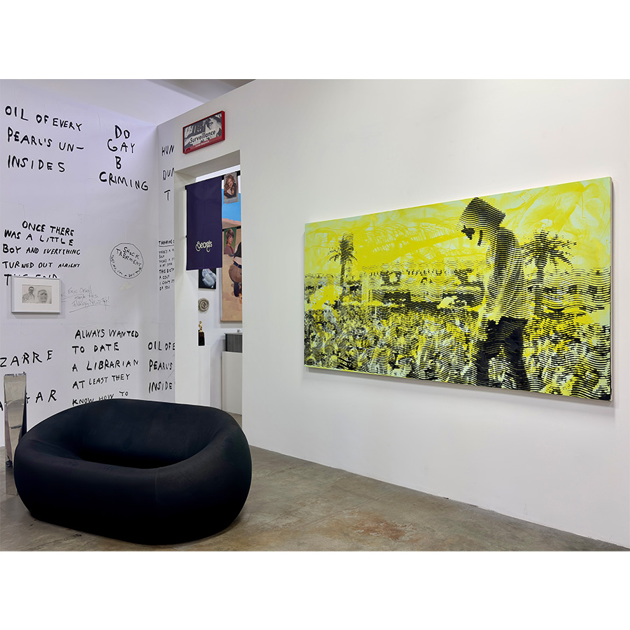 Installation view of
