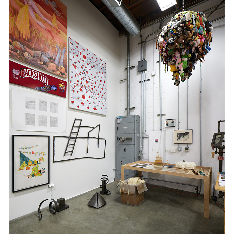Installation view of