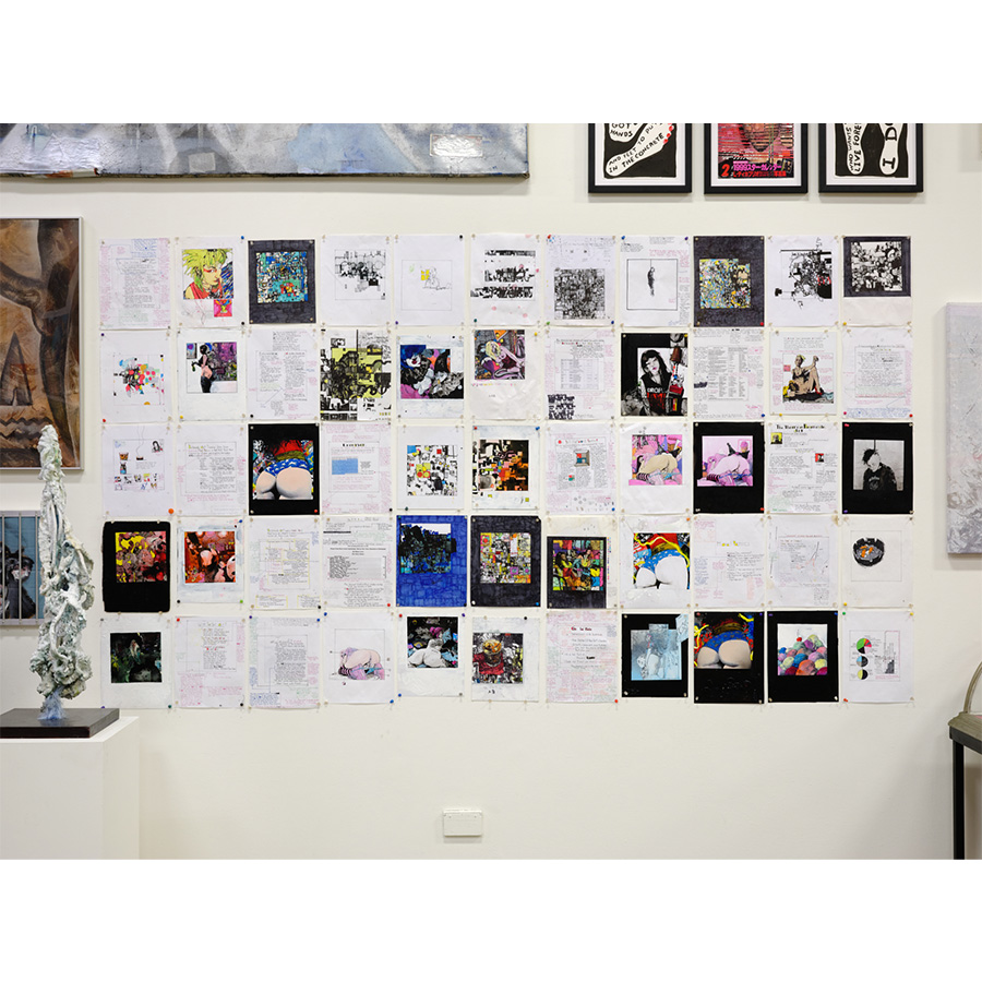 Installation view of