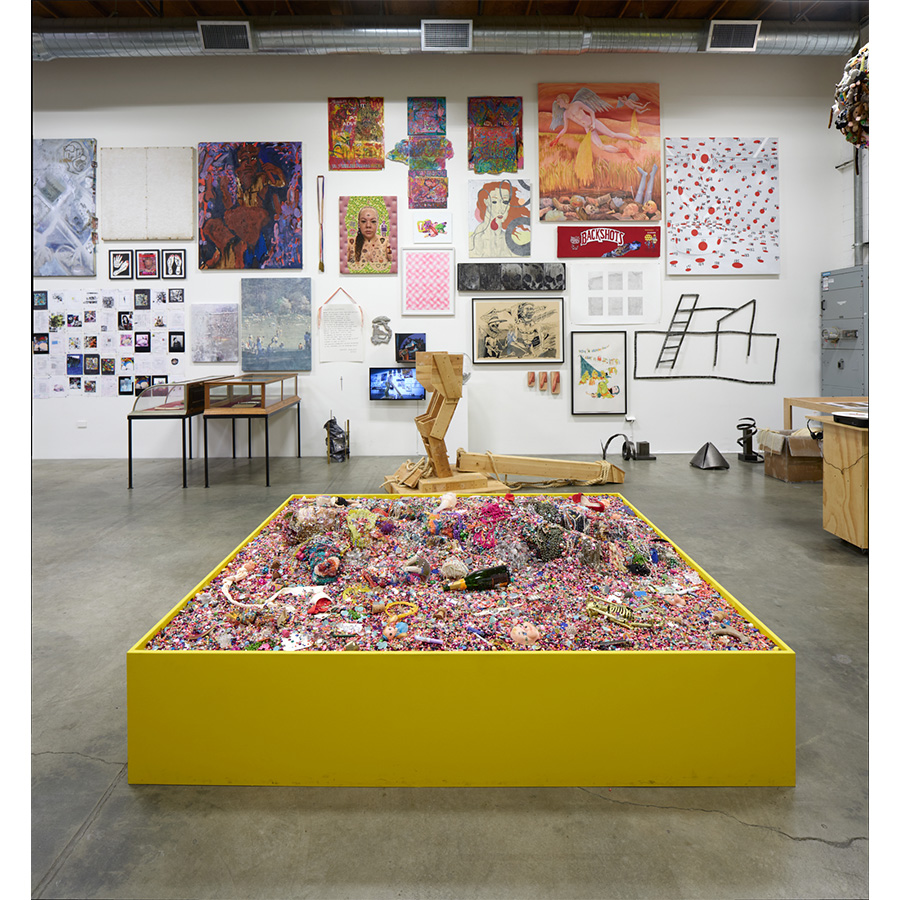 Installation view of