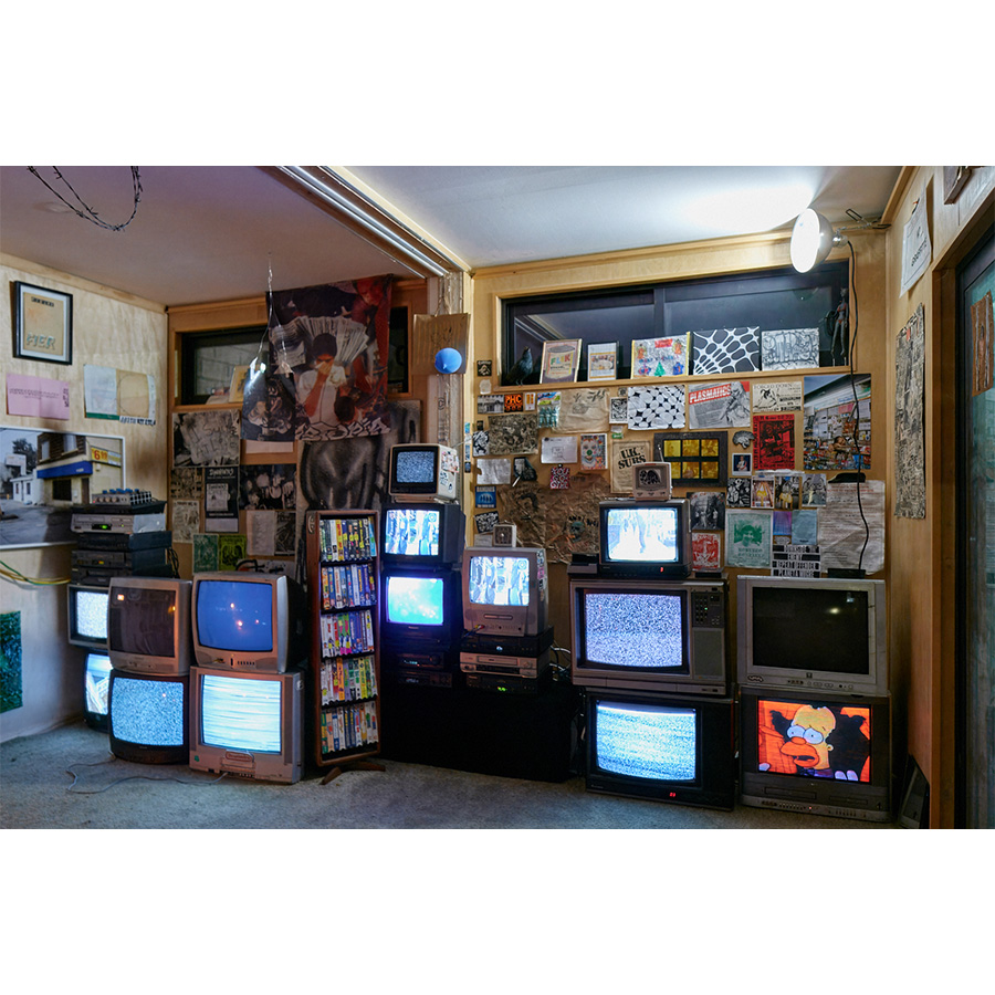 Installation view of