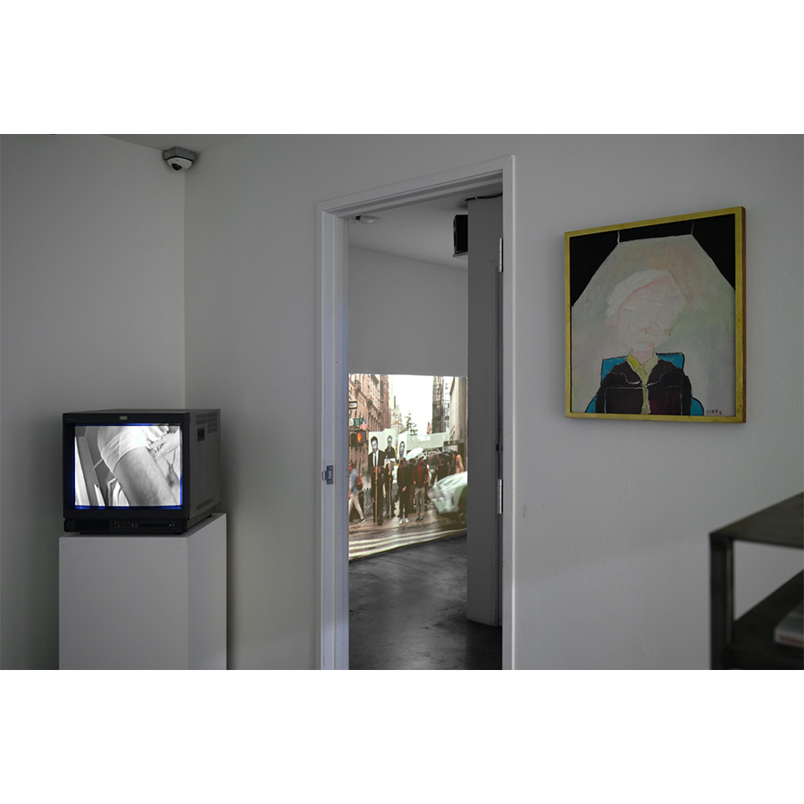 Installation view of