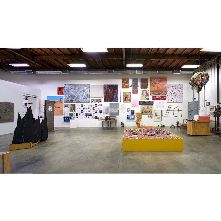 Installation view of