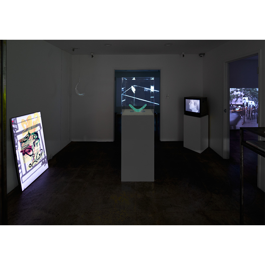 Installation view of
