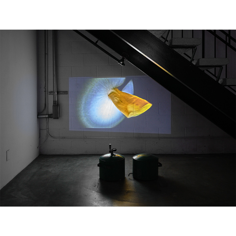 Installation view of