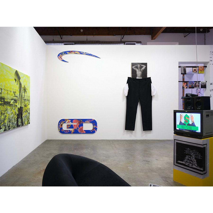 Installation view of
