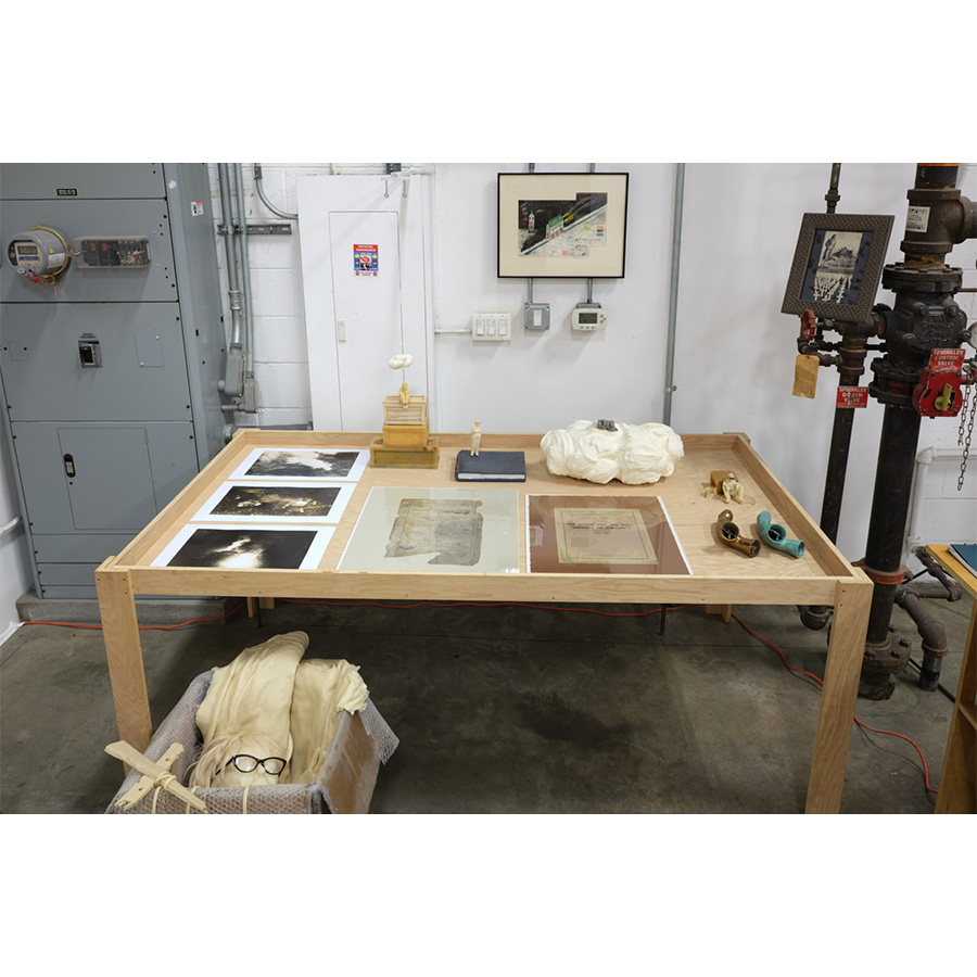 Installation view of