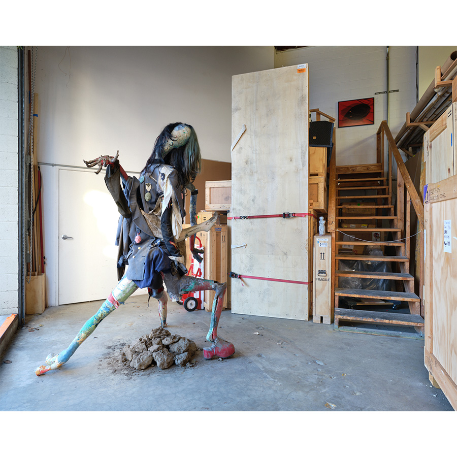 Installation view of